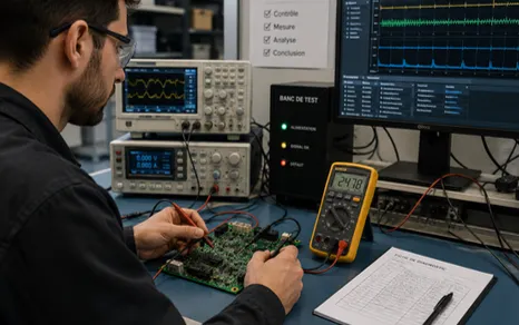 Poste de métrologie et instruments de mesure